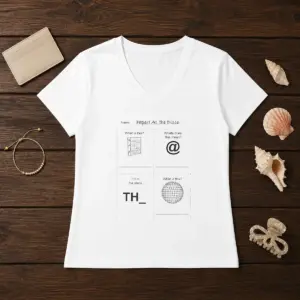 Alternative view of Official Paper At The Disco Educational Worksheet Parody Shirt