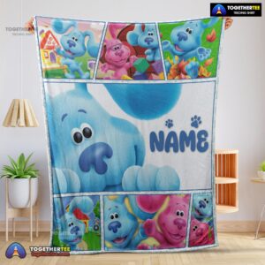 Official Cartoon TV Show Blue’s Clues Blanket Fleece Customized Blanket