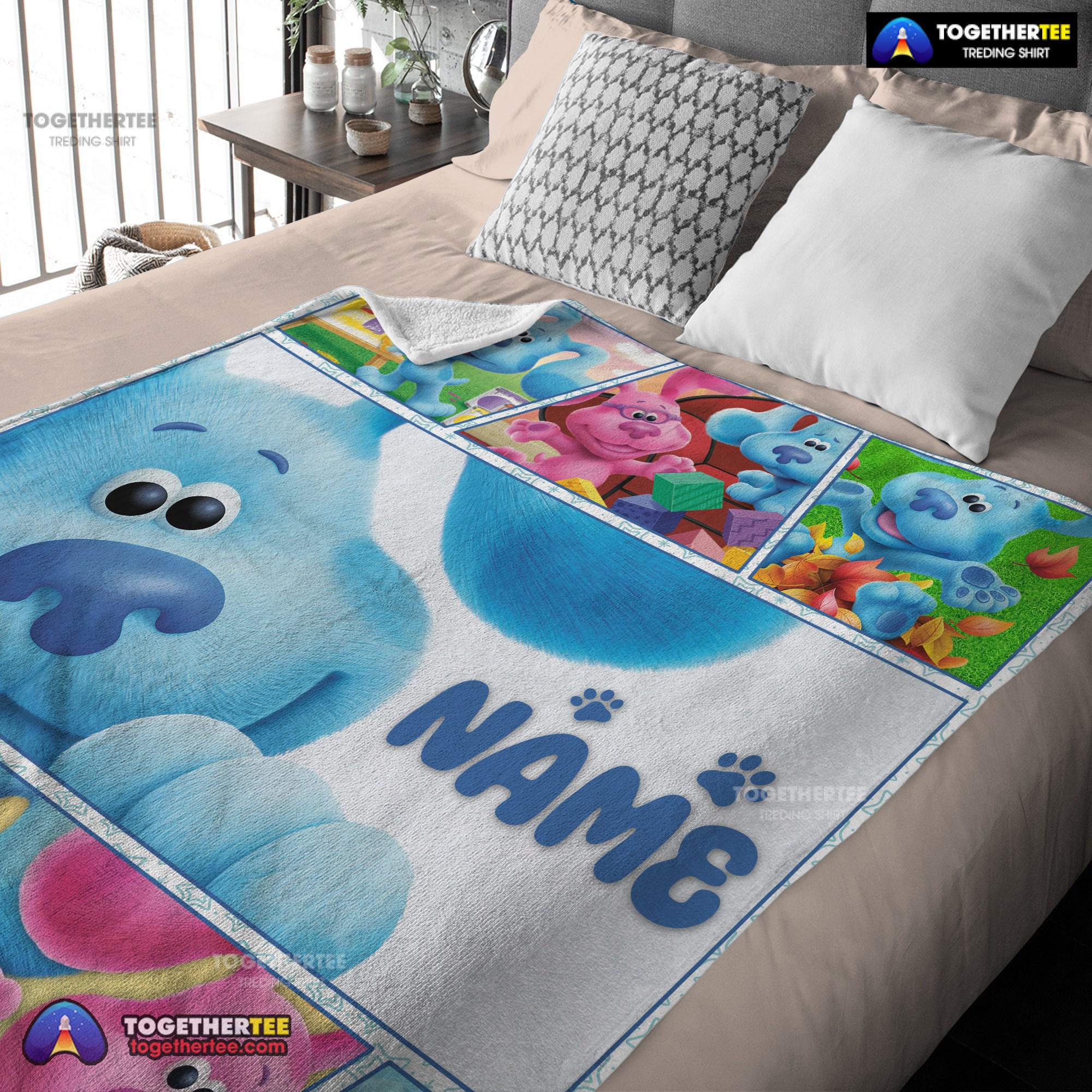 Official Cartoon TV Show Blue’s Clues Blanket Fleece Customized Blanket - Image 3