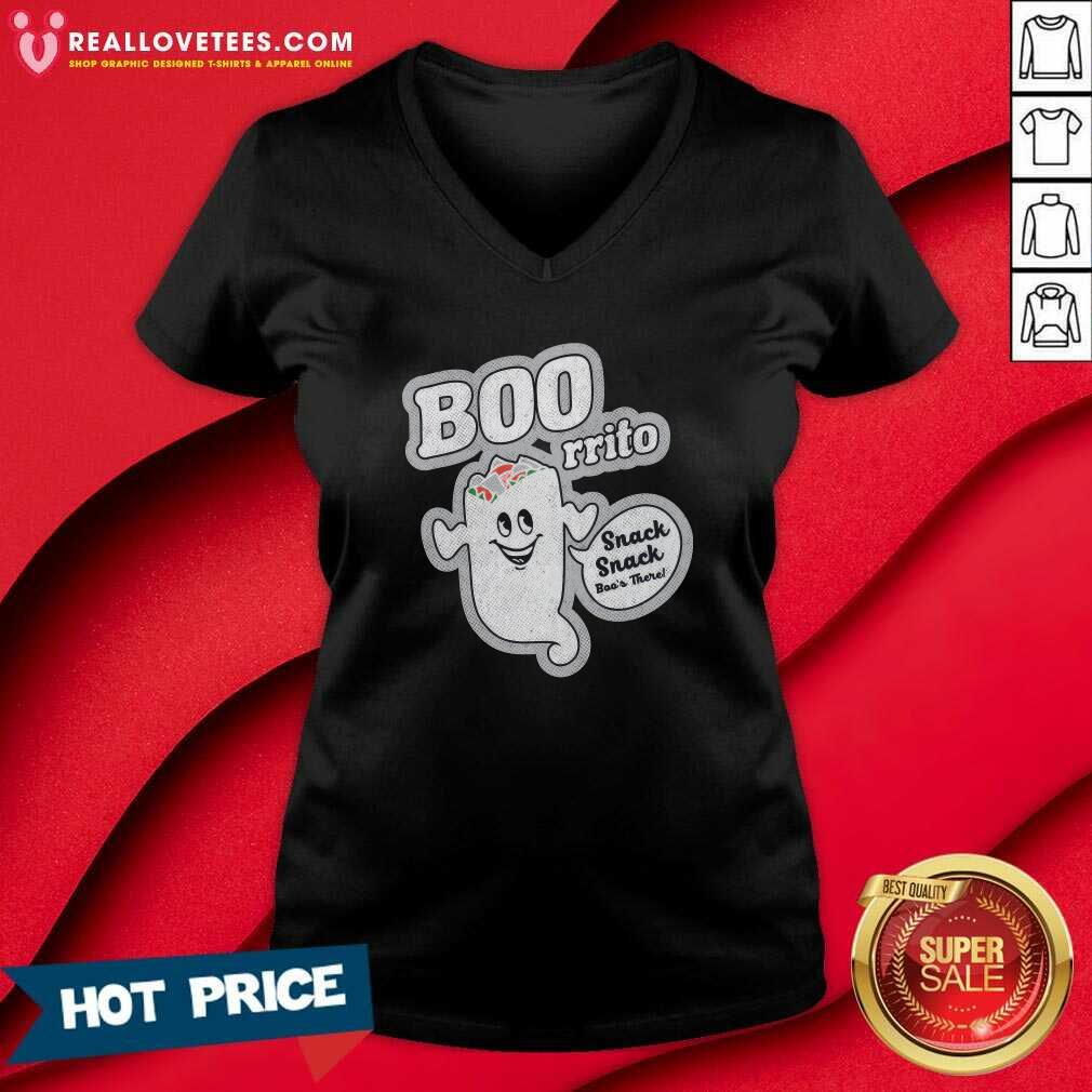 Boorrito Slogan Snack Snack Boo's There T-shirt - Image 2