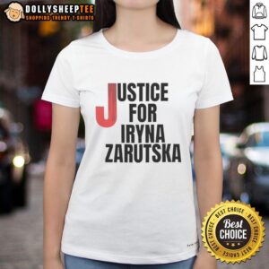 Alternative view of Top Justice For Iryna Zarutska T-Shirt