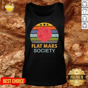 Alternative view of Funny Flat Mars Society Vintage Shirt