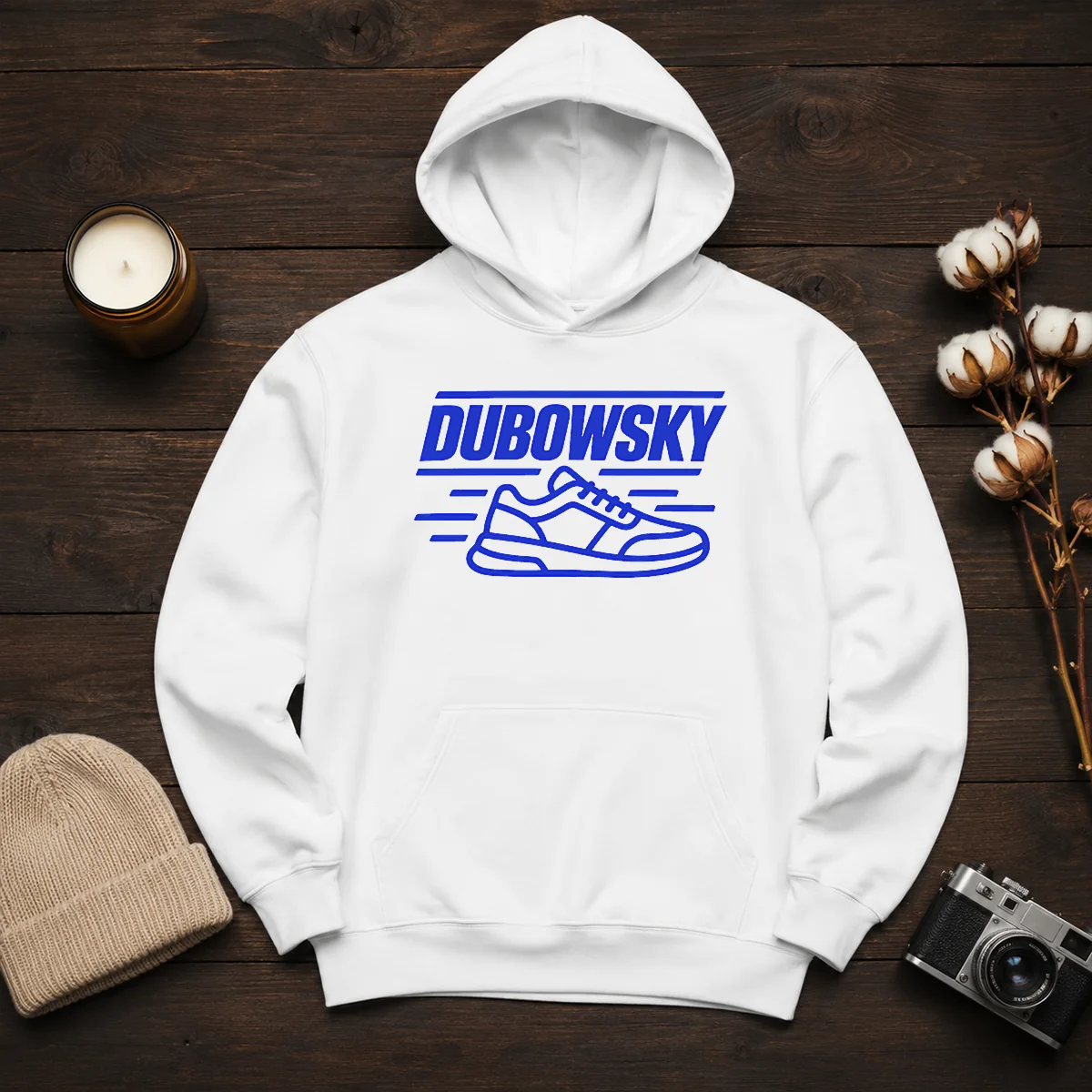 Hot Dubowsky Sneaker Speed Lines Minimalist Logo Shirt - Image 6