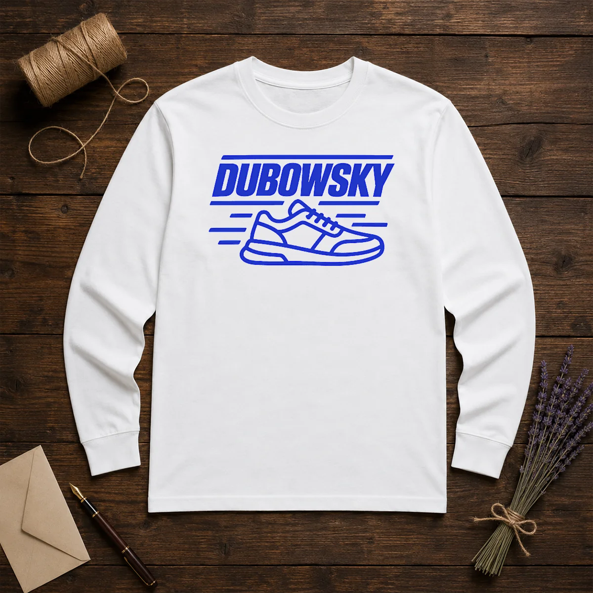Hot Dubowsky Sneaker Speed Lines Minimalist Logo Shirt - Image 5
