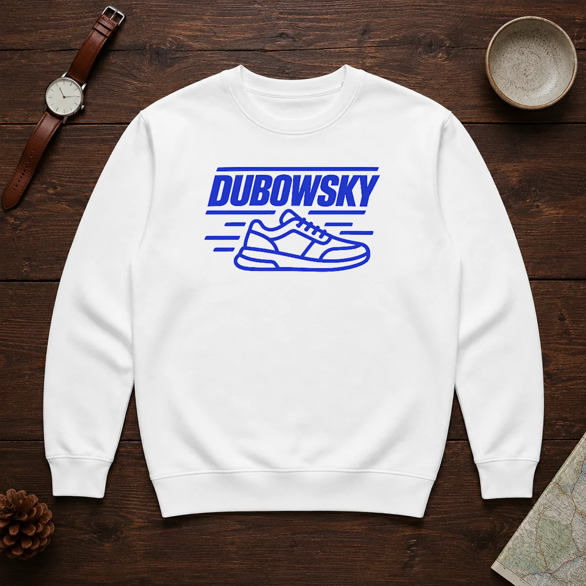 Hot Dubowsky Sneaker Speed Lines Minimalist Logo Shirt - Image 7
