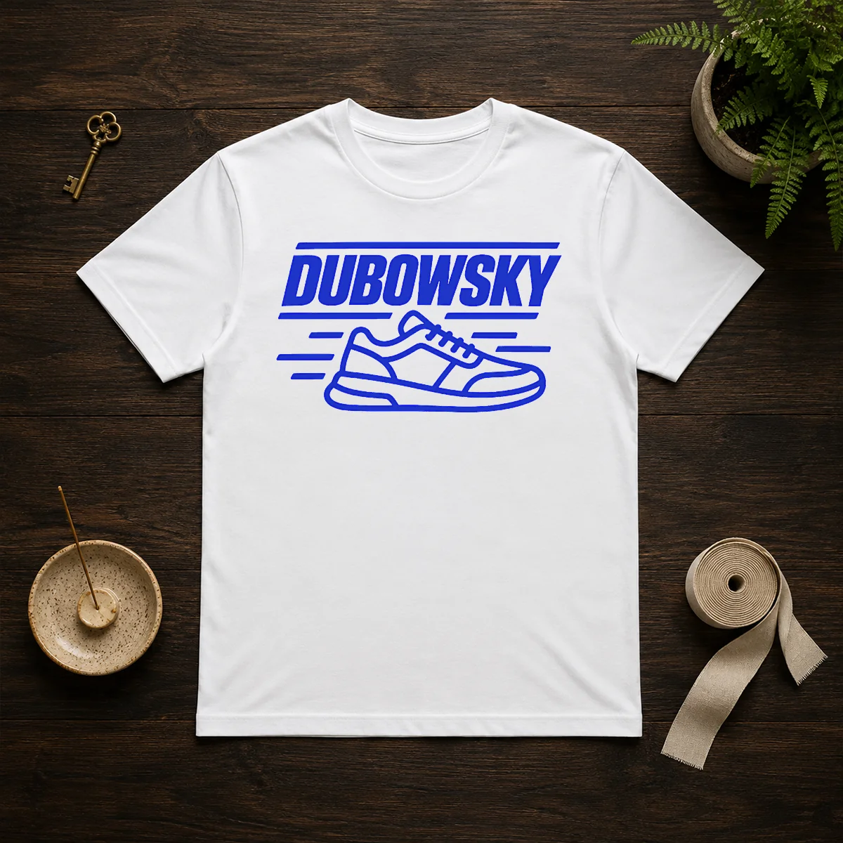 Hot Dubowsky Sneaker Speed Lines Minimalist Logo Shirt