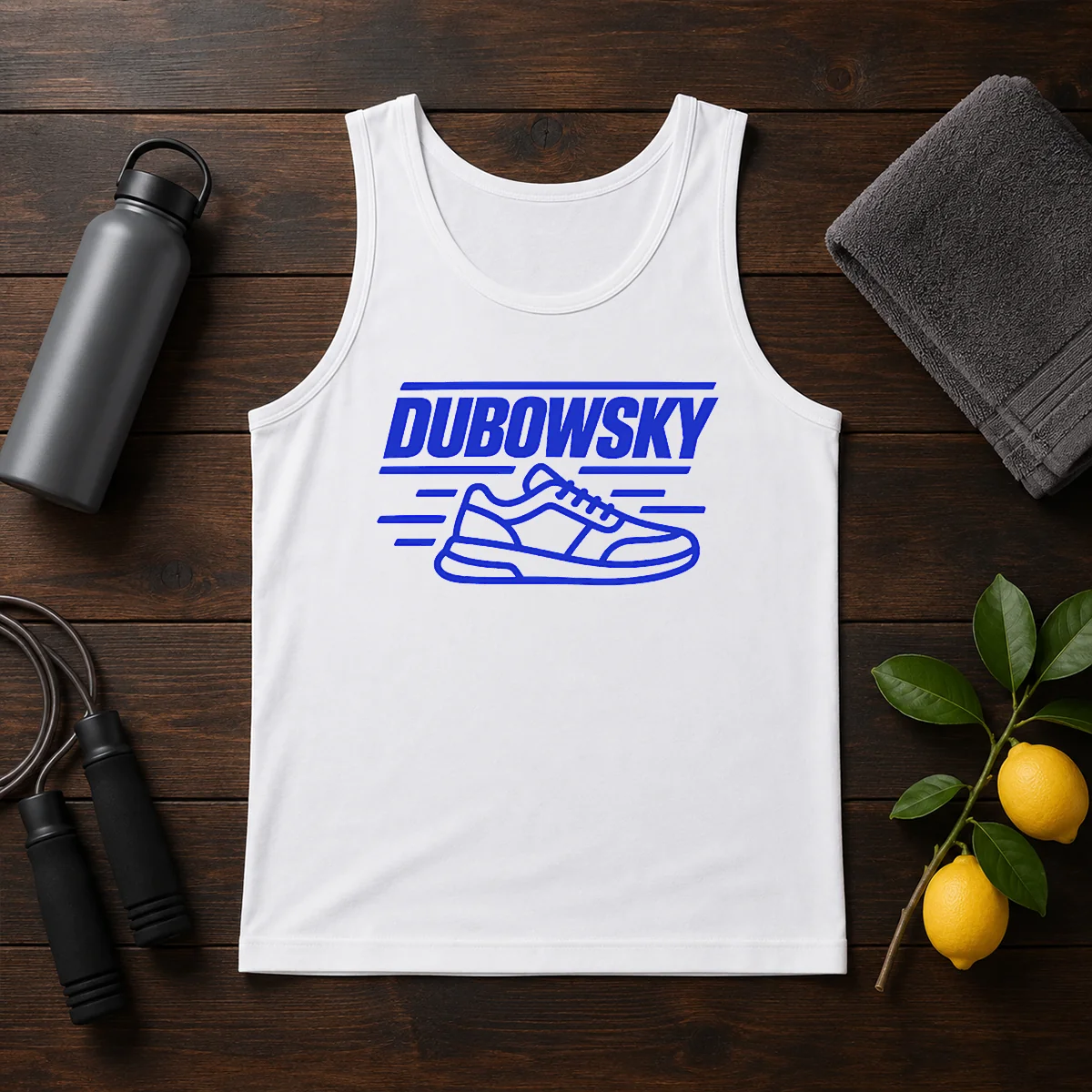 Hot Dubowsky Sneaker Speed Lines Minimalist Logo Shirt - Image 3