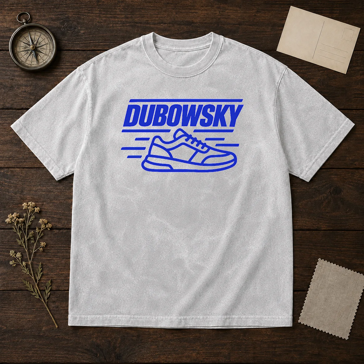 Hot Dubowsky Sneaker Speed Lines Minimalist Logo Shirt - Image 8