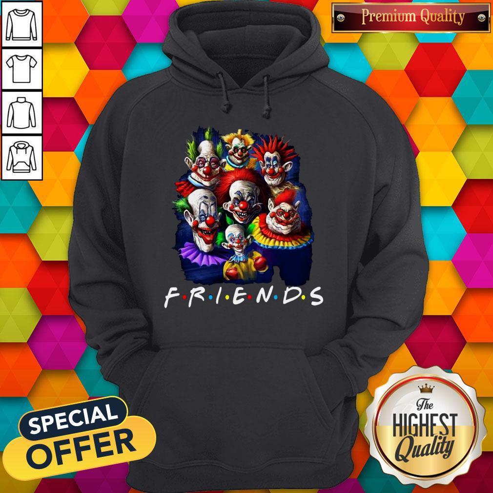 Hot Scary Clown Friends Halloween Shirt - Image 5