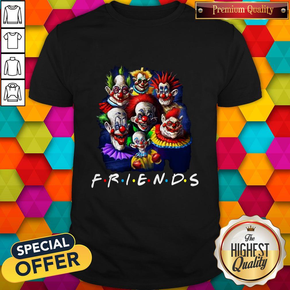 Hot Scary Clown Friends Halloween Shirt