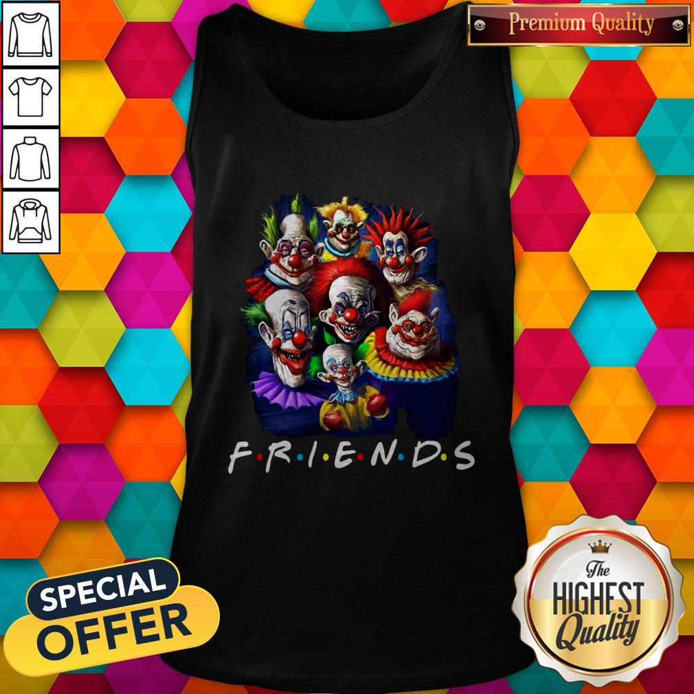 Hot Scary Clown Friends Halloween Shirt - Image 3