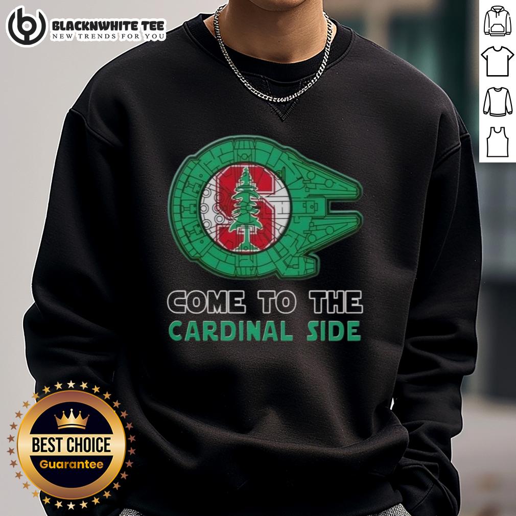 Good Star Wars Come To The Stanford Cardinal Side T-Shirt - Image 5