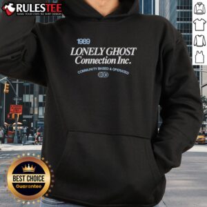 Alternative view of Official 1989 Lonely Ghost Connection Inc Community Based & Operated T-Shirt