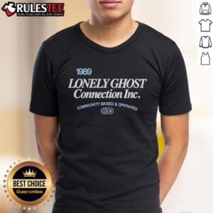 Official 1989 Lonely Ghost Connection Inc Community Based & Operated T-Shirt