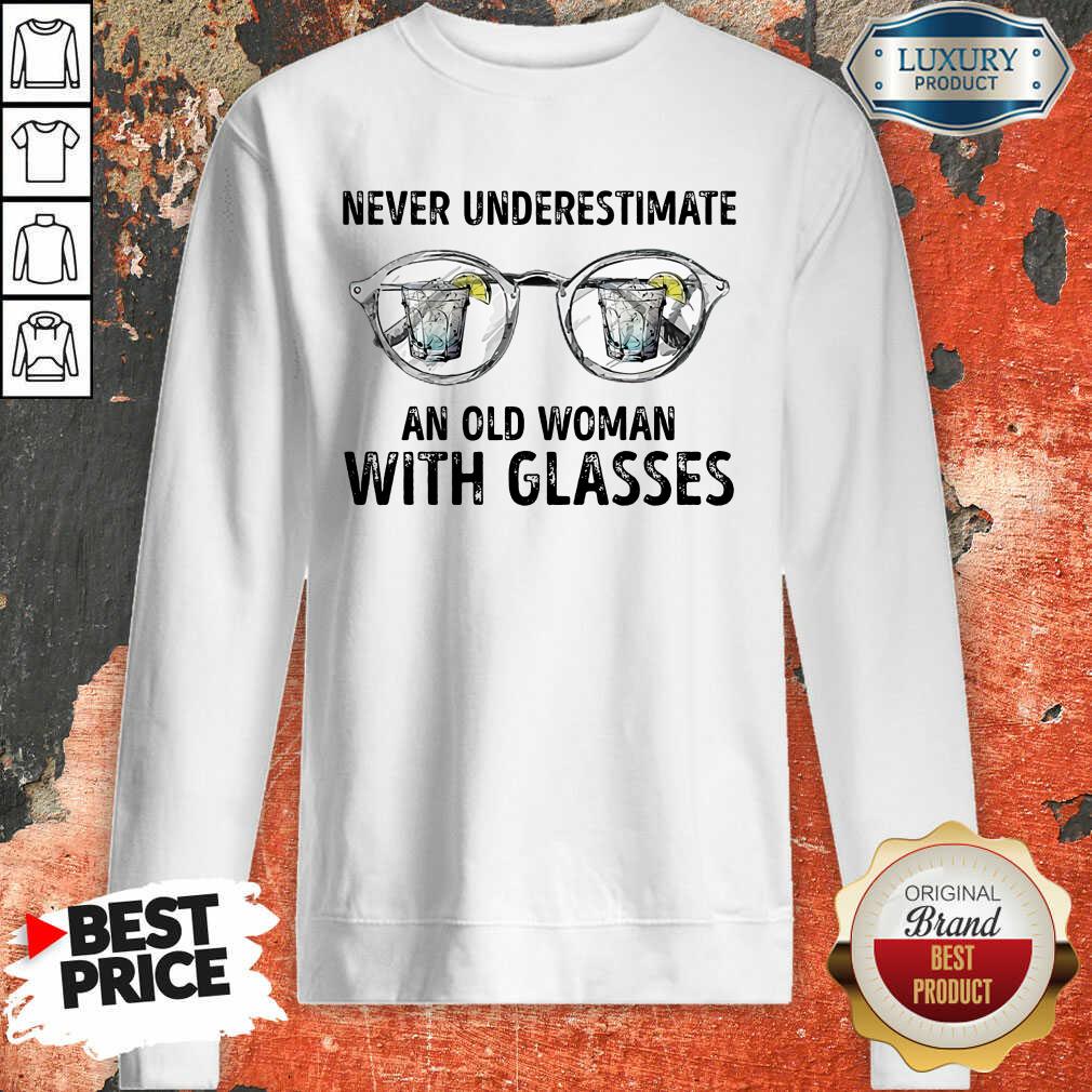 Never Underestimate Old Man With Glasses Shirt - Image 4