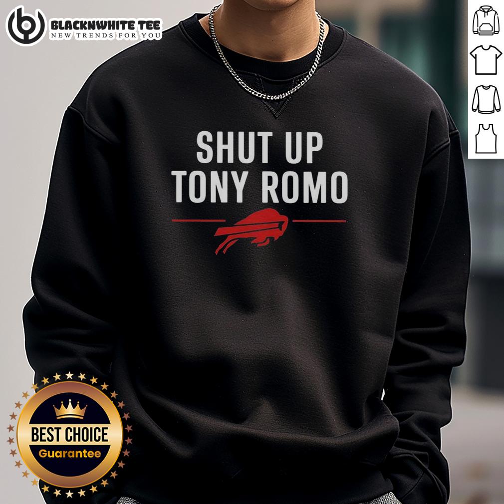 Good Buffalo Bills Shut Up Tony Romo T-Shirt - Image 5