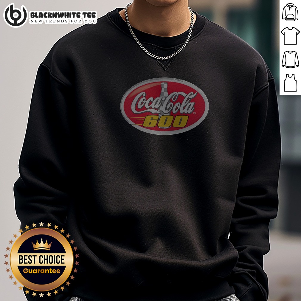 Hot Coca Cola 600 NASCAR Racing Event Logo Checkered Bottle Shirt - Image 5