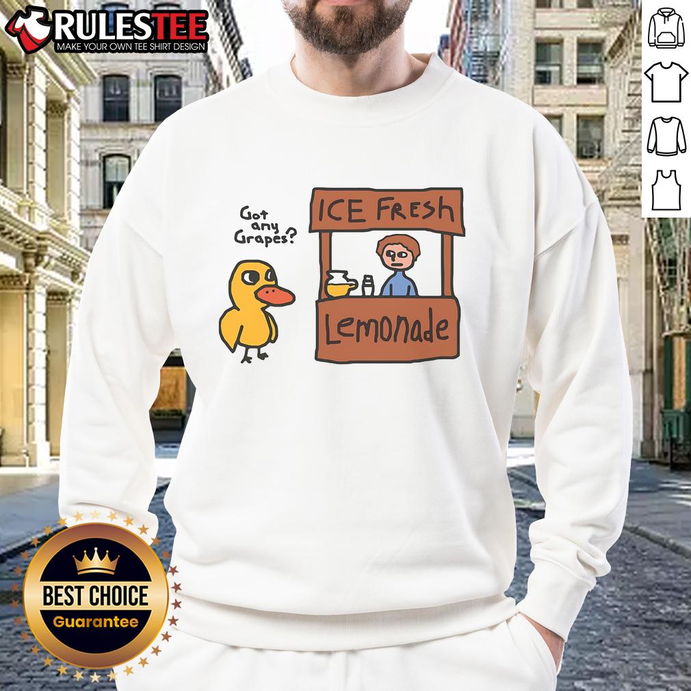 Funny Got Any Grapes Duck Song Lemonade Stand T-Shirt - Image 5