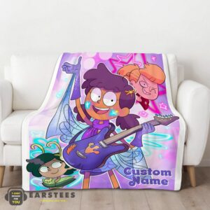 Alternative view of Good It's No Big Deal Amphibia Blanket Fleece Customized Blanket