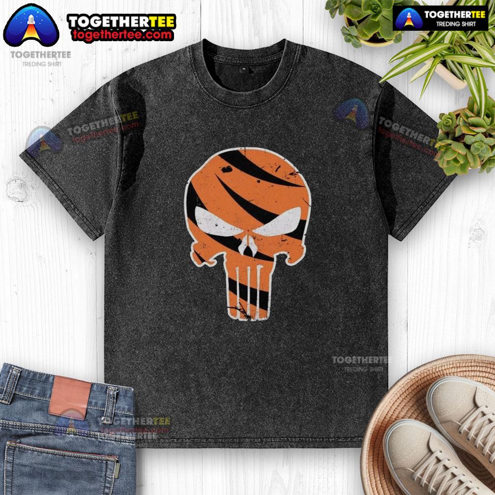 Good Who Dey Punisher Cincinnati Bengals T-Shirt - Image 6