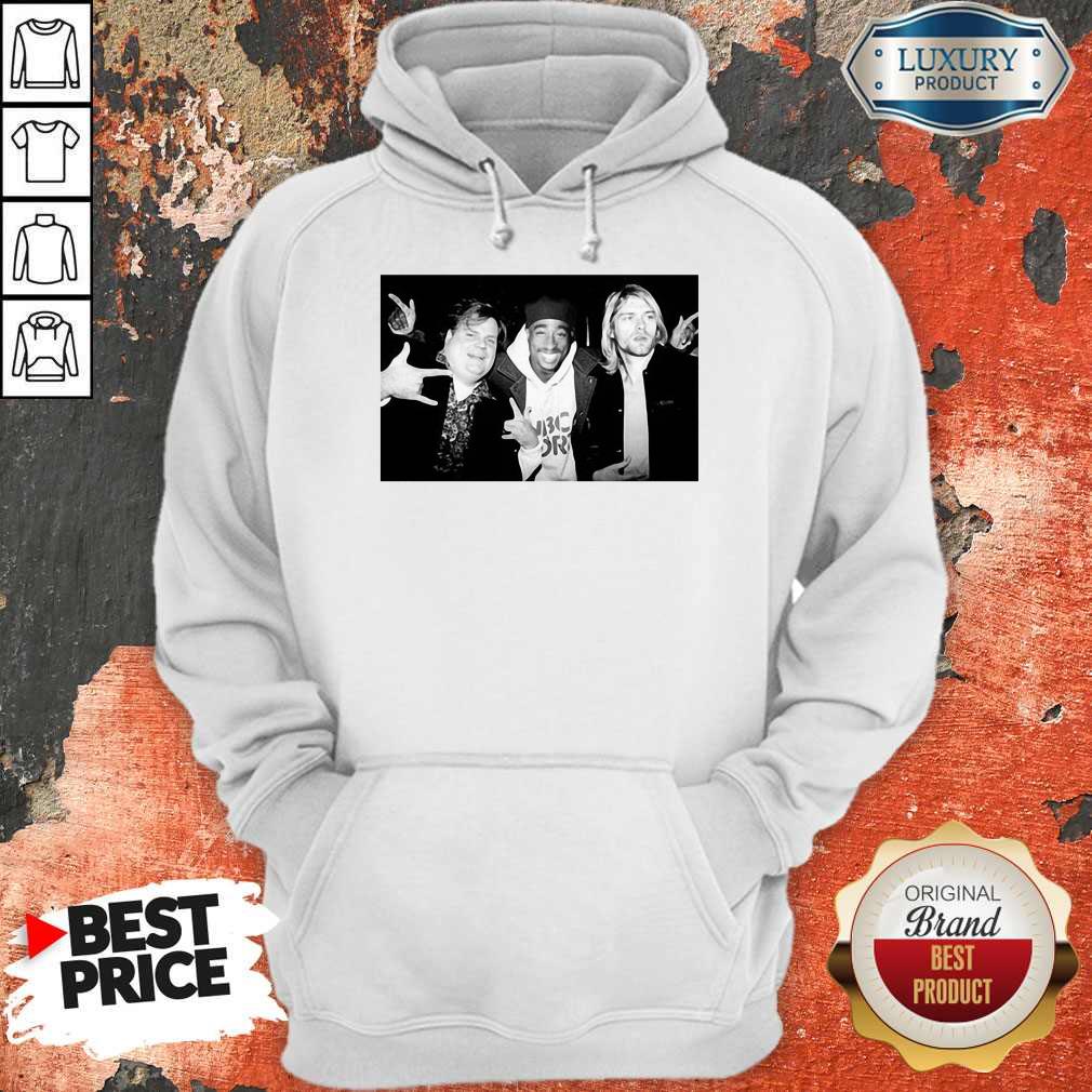 Chris Farley Kurt Cobain Nirvana 2pac Tupac Shirt - Image 3
