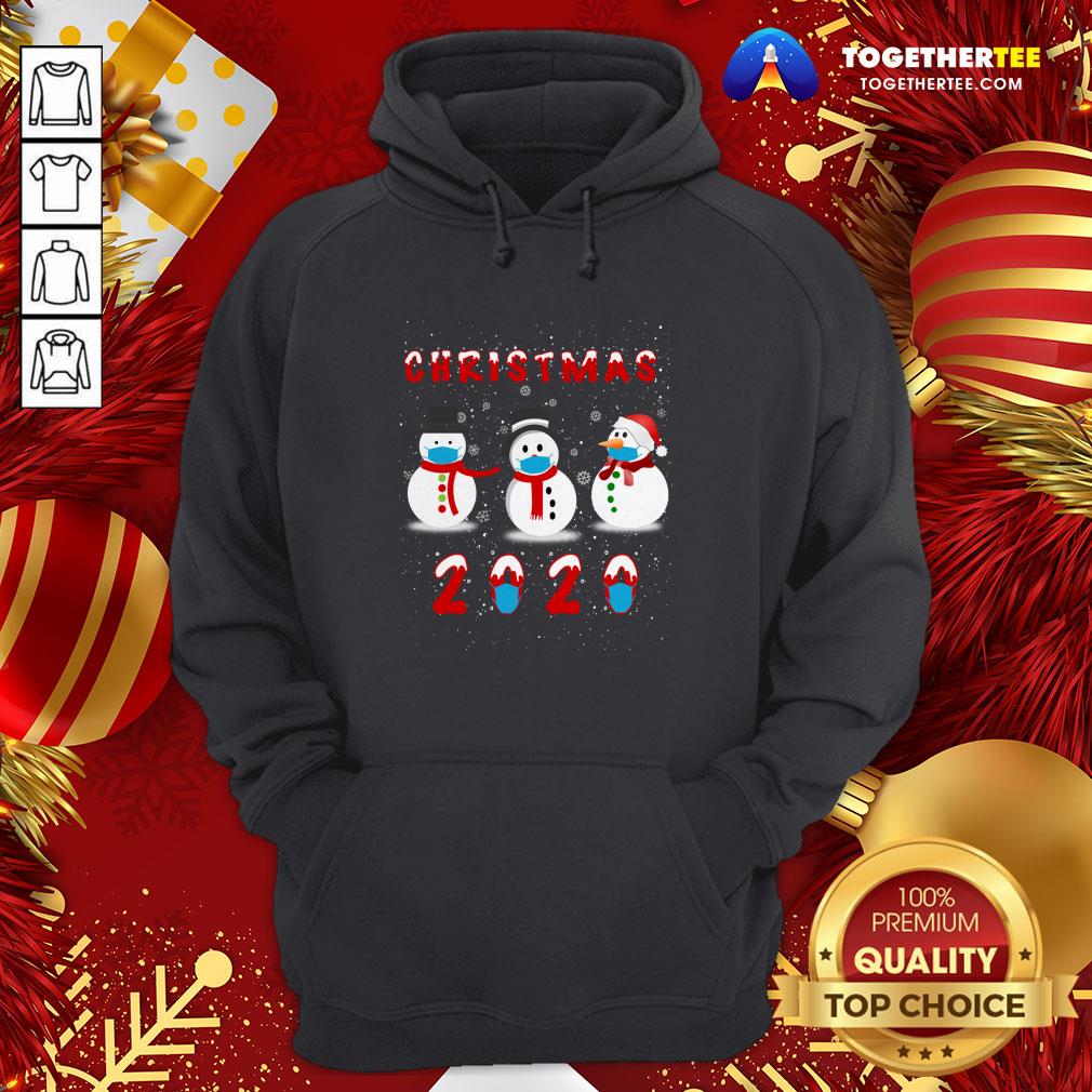 Pretty Snowman Face Make Christmas 2020 Shirt - Image 5