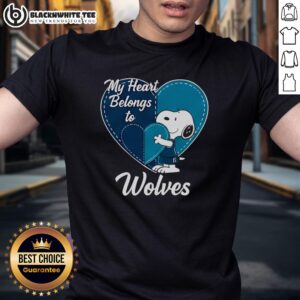 Original Minnesota Timberwolves X Snoopy Cartoon Valentine 2026 T-Shirt