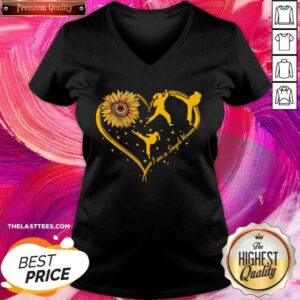 Alternative view of Nice Sunflower Heart I Am A Simple Woman Shirt