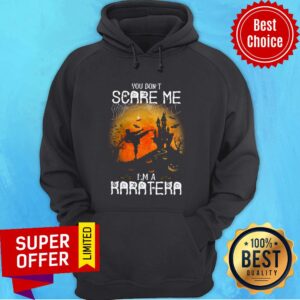 Alternative view of Premium You Don't Scare Me I'm A Karatera Halloween Shirt