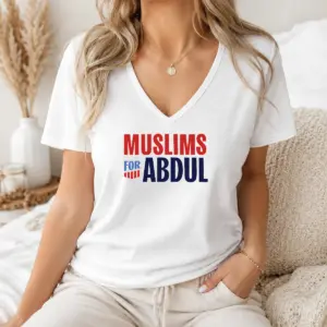 Alternative view of Official Pretty Muslims For Abdul 2026 Shirt