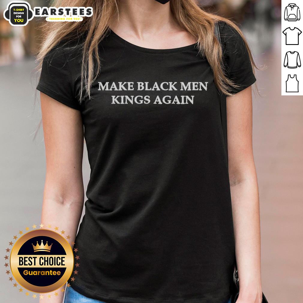 Awesome Make Black Men Kings Again T-Shirt - Image 3
