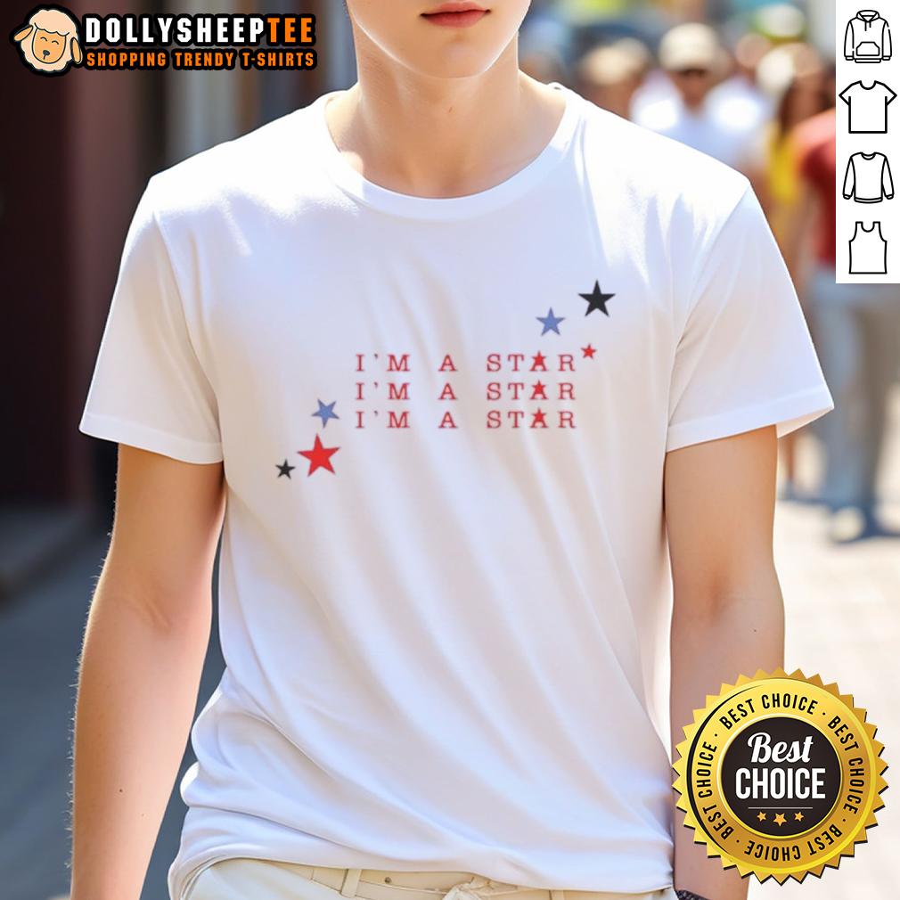 Hot Marina Wearing I'm A Star T-Shirt