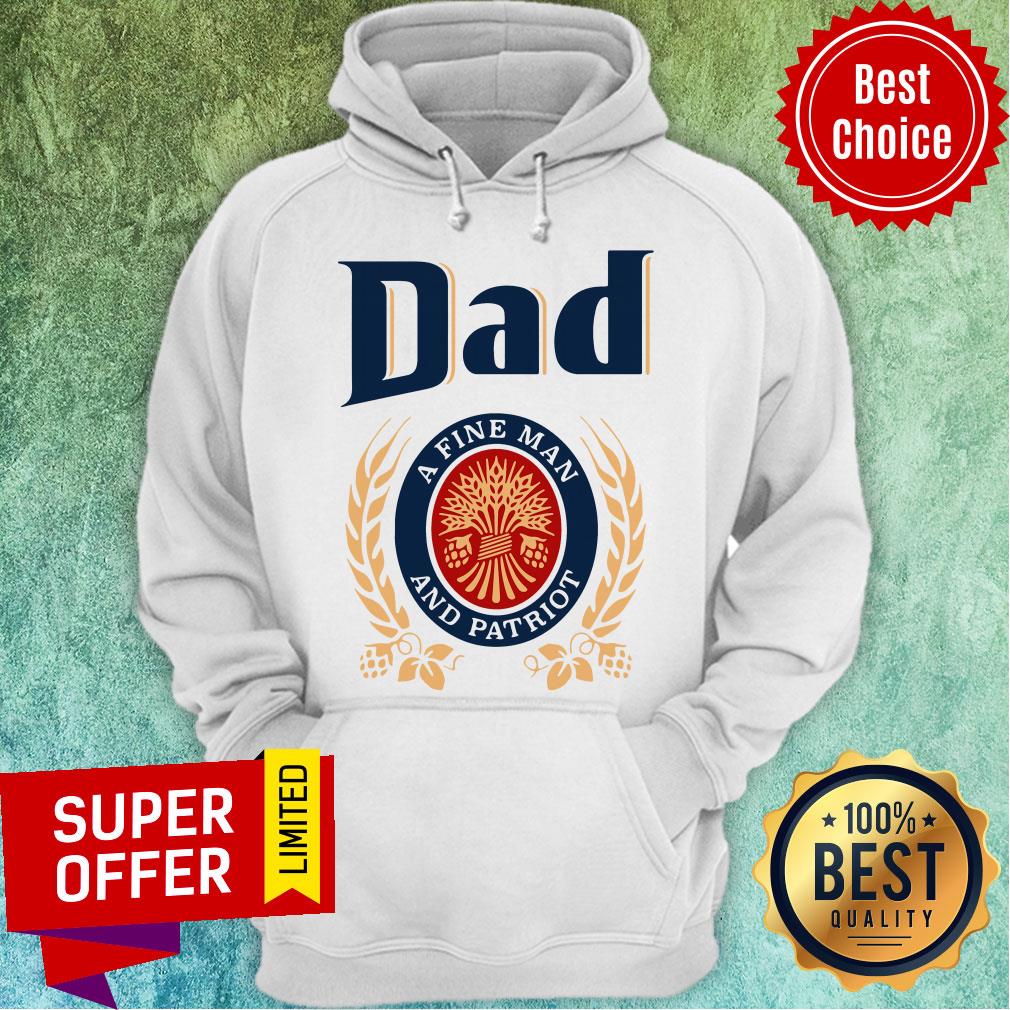 Official Dad A Fine Man And Patriot Shirt - Image 5