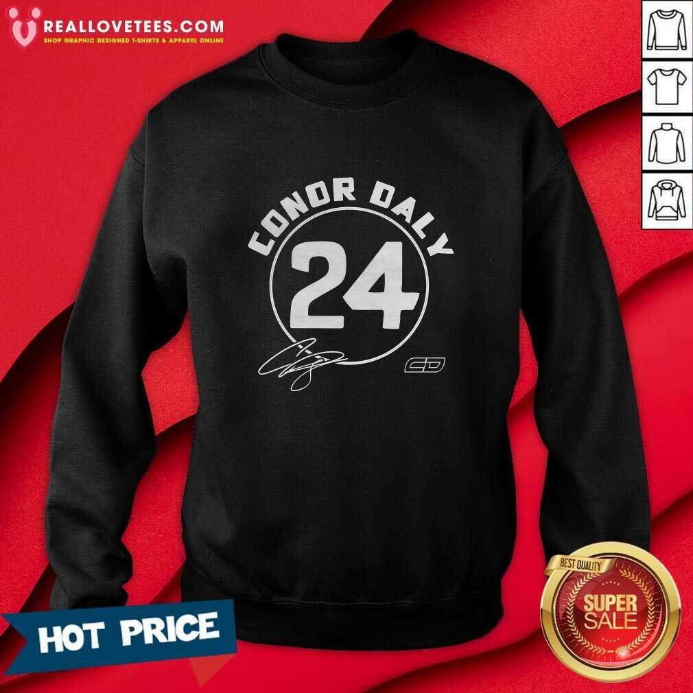 Conor Daly 24 T-shirt - Image 4