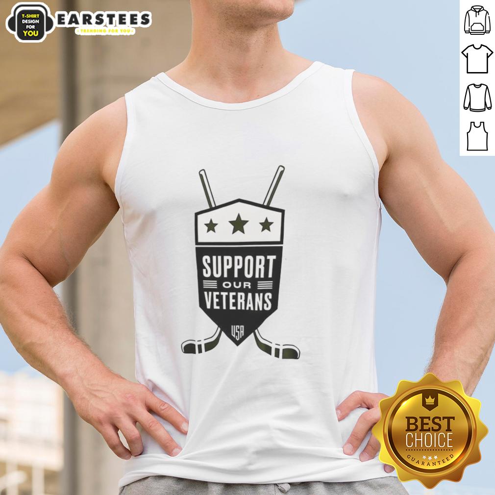 Top Support Our Veterans USA NHL T-Shirt - Image 4