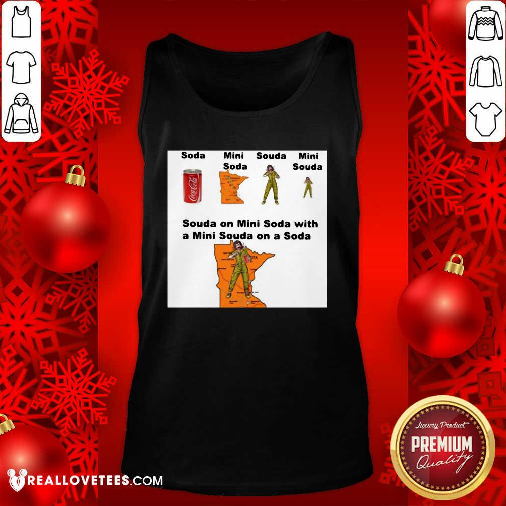 Cute Souda On Mini Soda With A Mini Souda On A Soda Shirt - Image 2