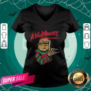 Alternative view of Halloween Jason Voorhees Cat A Nightmare On Claw Street Shirt