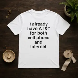 Pretty I Already Have AT&T For Both Cell Phone And Internet Shirt