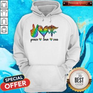 Alternative view of Good LGBT Diamond Peace Love CNA Shirt