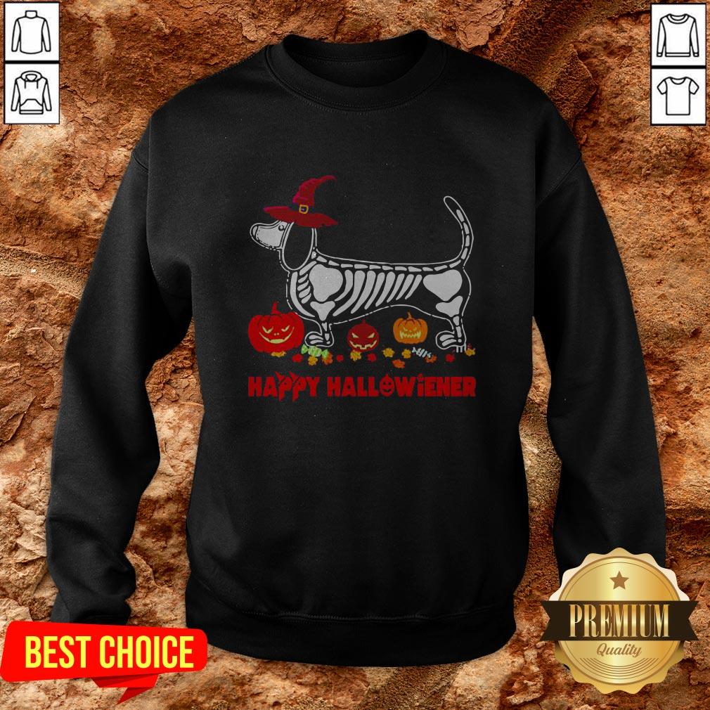 Hot Dachshund Happy Hallowiener Shirt - Image 4