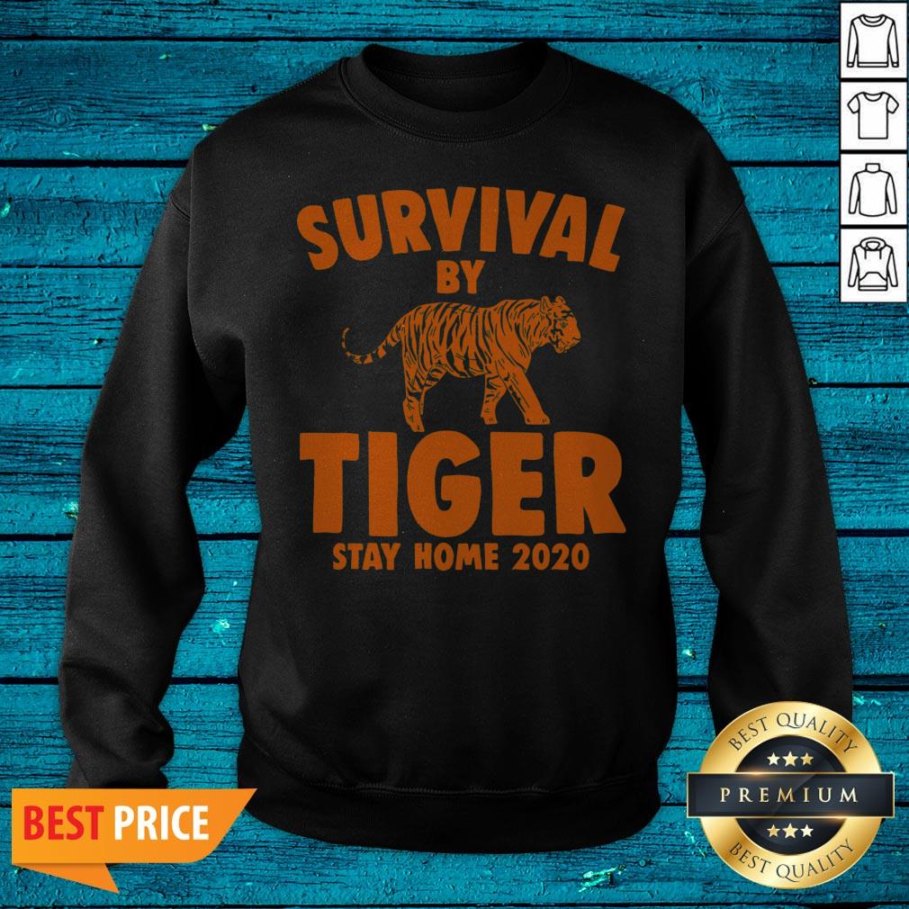 Joe Exotic Survival By Tiger Quarantine Stay Home 2020 Fun Gifts Shirt - Image 2