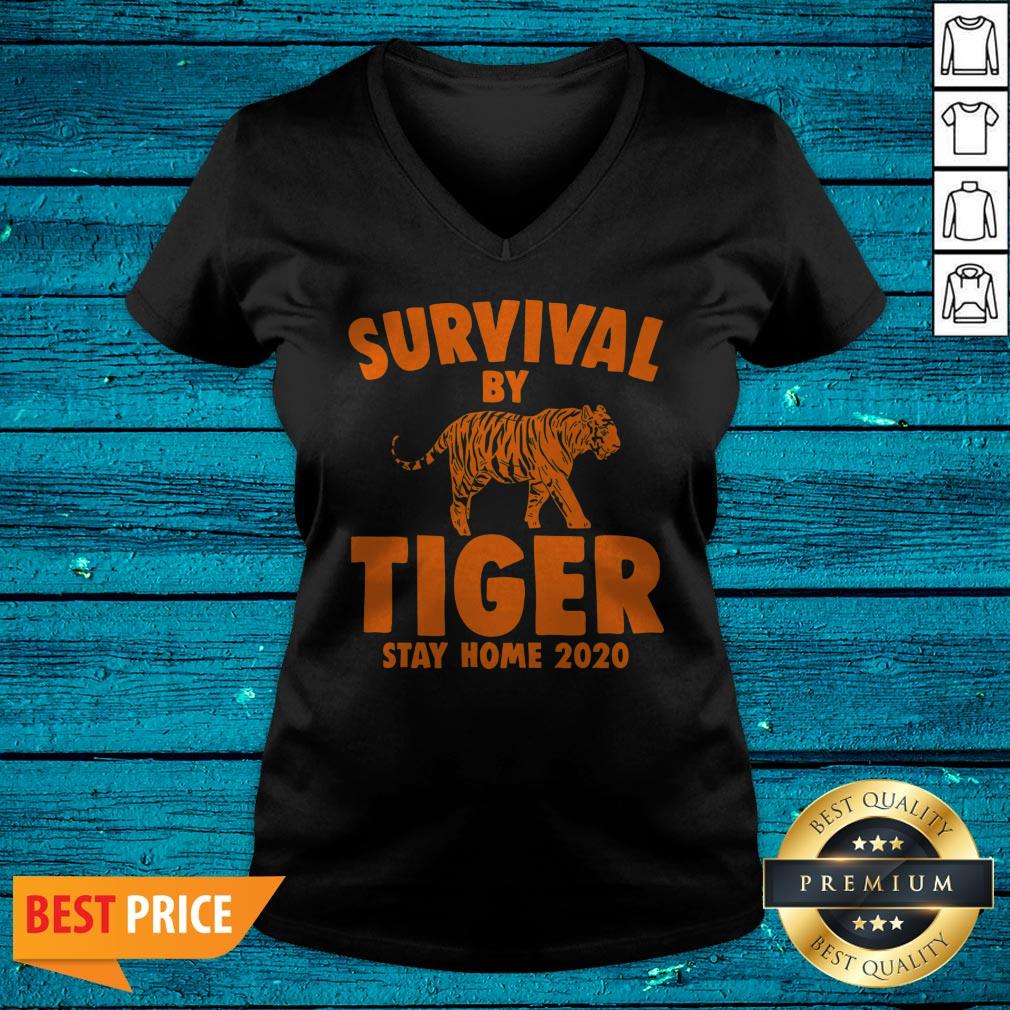 Joe Exotic Survival By Tiger Quarantine Stay Home 2020 Fun Gifts Shirt - Image 4