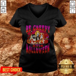 Alternative view of Nice Dogs Be Creepy It’s Halloween Shirt