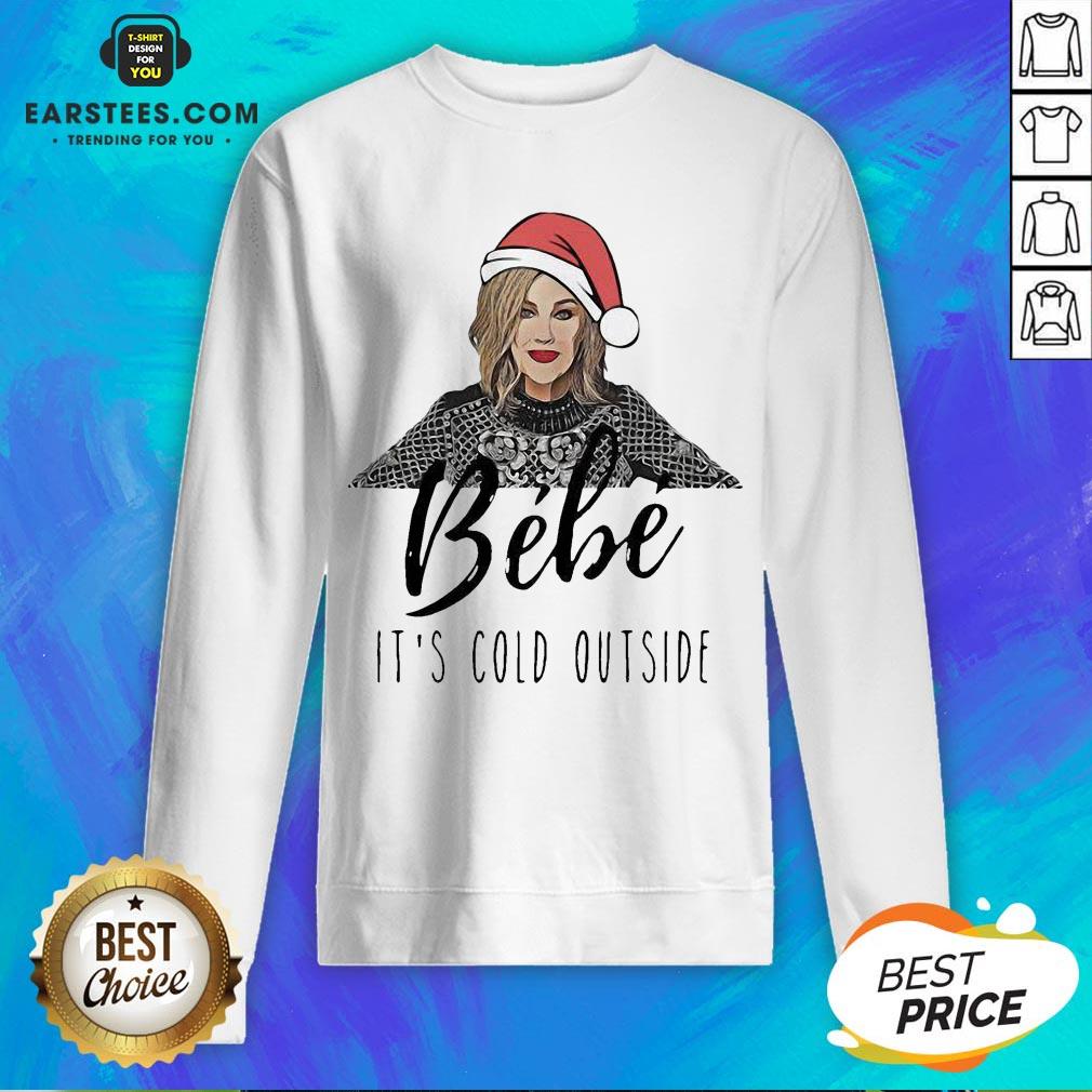 Perfect Moira Rose Bebe It’s Cold Outside Christmas Shirt - Image 5