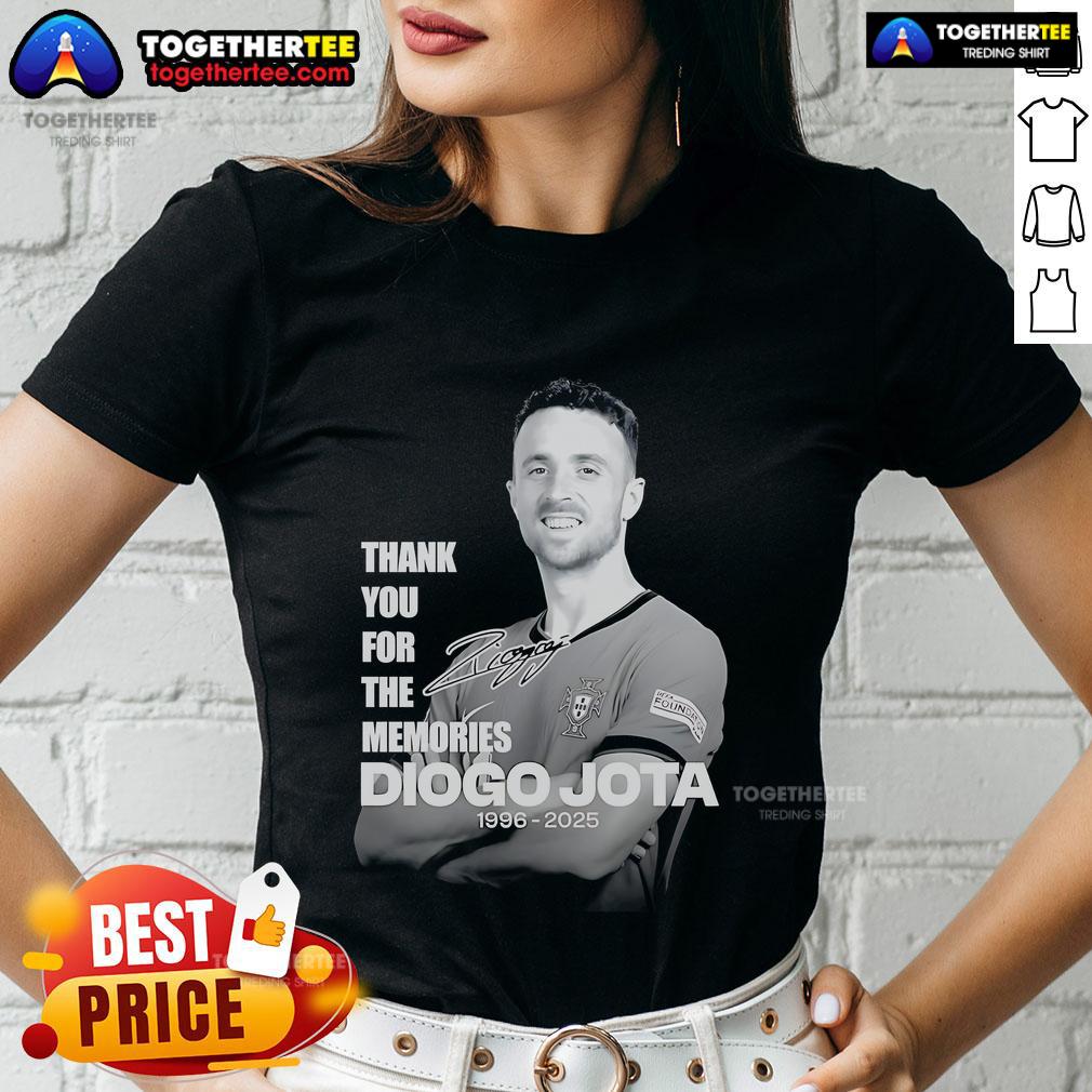 Official Rest In Peace Diogo Jota 1996 2025 Thank You For The Memories T-Shirt - Image 3