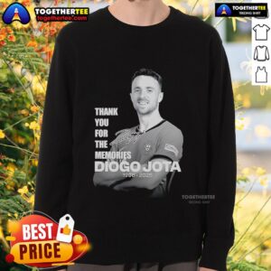 Alternative view of Official Rest In Peace Diogo Jota 1996 2025 Thank You For The Memories T-Shirt