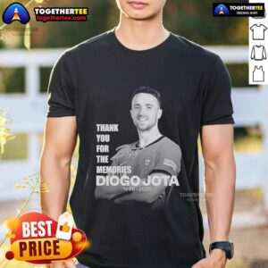 Official Rest In Peace Diogo Jota 1996 2025 Thank You For The Memories T-Shirt