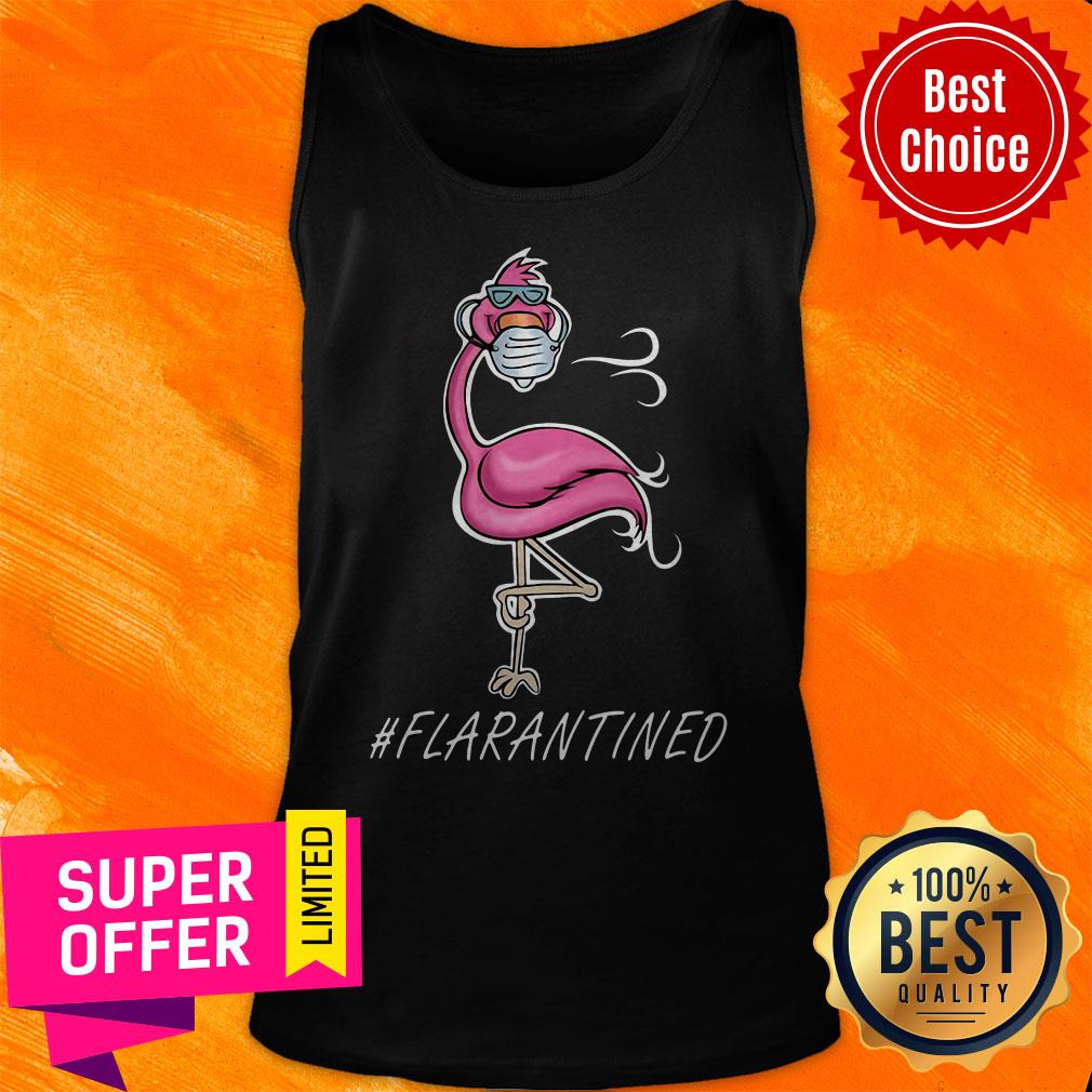 Awesome Flamingo Face MaAwesome Flamingo Face Mask Flarantined Shirtsk Flarantined Shirt - Image 5