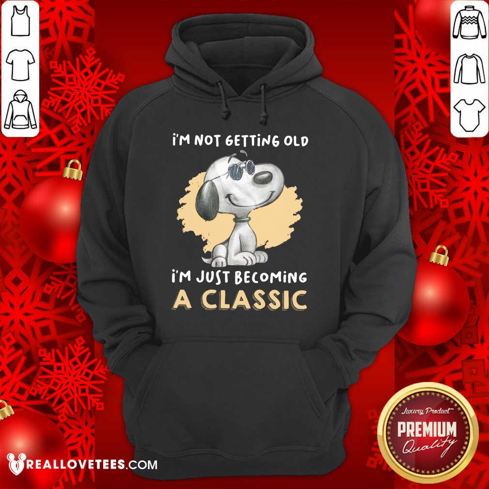 Wicked Snoopy I'm Not Getting Old I'm Just Becoming A Classic Shirt - Image 5