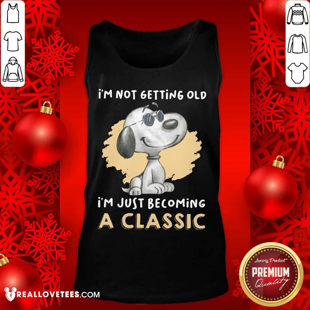 Wicked Snoopy I'm Not Getting Old I'm Just Becoming A Classic Shirt - Image 2